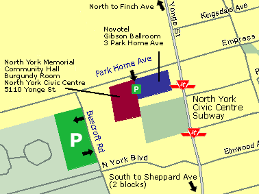 map of STC Toronto meeting location